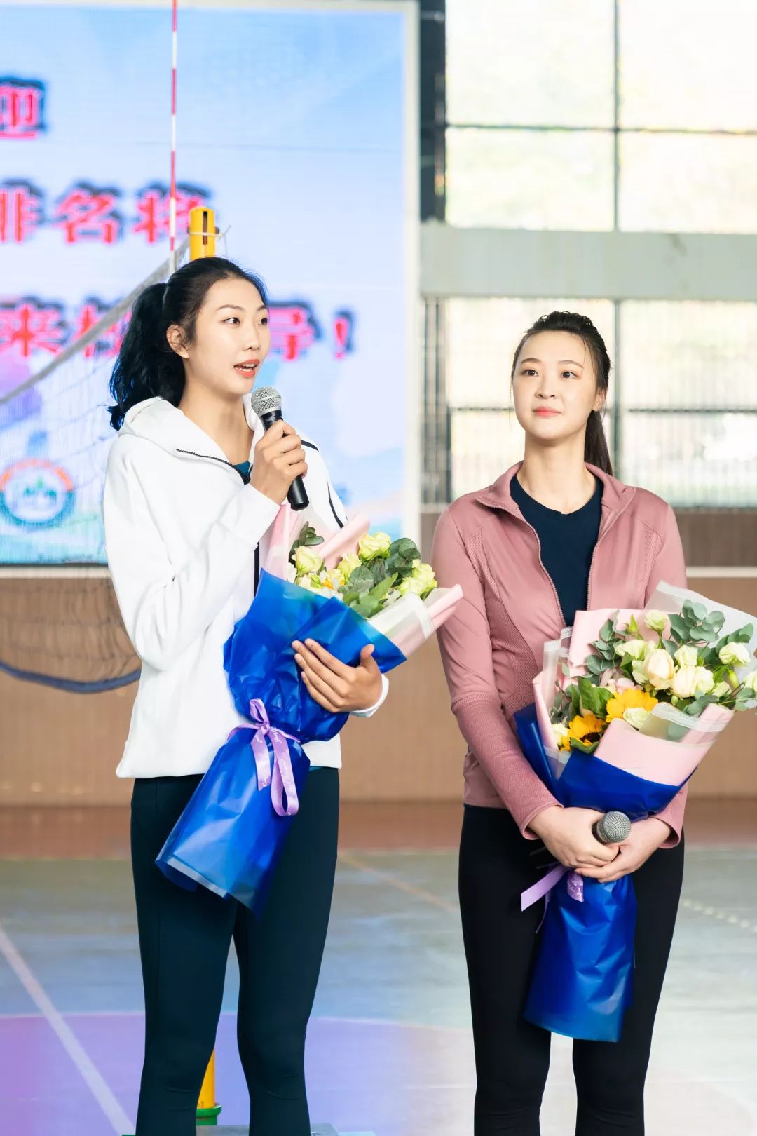 女排名将惠若琪,袁心玥来缙云了!